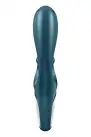Смарт вибратор кролик Satisfyer Hug Me Bluegrey, 2 мотора, диаметр 4,2см, широкая клиторальная часть photo 6