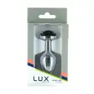 Металлическая анальная пробка Lux Active с розой - Rose Anal Plug - Black, вибропуля в подарок photo 5