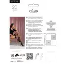 Чулки Passion ST118 5 черные, на ажурной силиконовой резинке, с боковым вертикальным рисунком photo 4