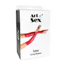 Виниловые миттинки Art of Sex - Lora длинные, размер M, цвет красный photo 3