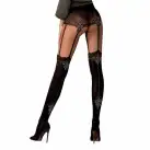 Колготки с эффектом чулок на подвязках Passion TI112 nero-gold 1/2 (60/20 den) photo 2