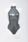 Латексный купальник с ошейником Latex Swimsuit With Collar photo 1