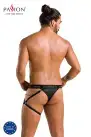 Мужские трусики танга с подвязкой Passion 058 Thong Bill S/M Black photo 6
