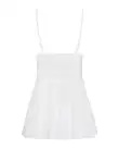 Сатиновый пеньюар с кружевом Obsessive 810-BAB-2 babydoll & thong S/M, белый, пеньюар, танга photo 4