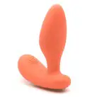 Вибропробка и массажер простаты 2-в-1 KissToy Gordon Orange с пультом ДУ, гибкая ножка photo 2