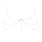 Цепочка для тела Bijoux Indiscrets Magnifique 8 Body Chain - Silver, украшение для тела photo 3