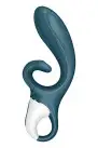 Смарт вибратор кролик Satisfyer Hug Me Bluegrey, 2 мотора, диаметр 4,2см, широкая клиторальная часть photo 2