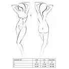 Комплект белья ORIHIME SET white S/M - Passion: стрэпы: лиф и трусики photo 5