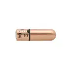 Вибропуля PowerBullet First-Class Bullet 2.5″ with Key Chain Pouch, Rose Gold, 9 режимов вибрации photo 3