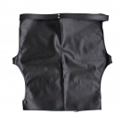 Открытая юбка из лакированной кожи с ремнями photo 3