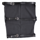 Открытая юбка из лакированной кожи с ремнями photo 1