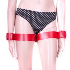 Кожаные наручники на бедра photo 2