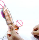 Вибрационная насадка на пенис 2-х цветов photo 5