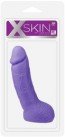 Фаллоимитатор XSKIN 6 PVC DONG — PURPLE photo 2