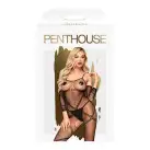 Бодистокинг с контрастным узором Penthouse - Under Arrest Black S/L photo 3