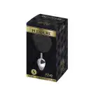 Металлическая анальная пробка Кроличий хвостик Alive Fluffy Plug S Black, диаметр 2,8 см photo 2