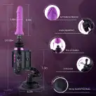 Мини секс-машина Hismith Mini Capsule Sex-Machine with Strong Suction APP, очень мощная, пульт ДУ photo 5