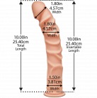 Фаллоимитатор Doc Johnson The D - Ragin D - 10 Inch Without Balls - ULTRASKYN photo 2