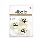 Вагинальные шарики Funzone ViBalls, Gold Triple photo 3