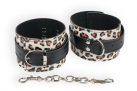 Наручники с леопардовым принтом Пикантные Штучки  photo 1