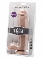 Реалистичный вибратор Cock 10 Inch W/ Balls Flesh, 25,5х6,5 см  photo 2