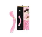 Вибромассажер Shunga Zoa Light Pink, двусторонний photo 9
