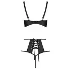 Комплект из эко-кожи Passion Tamaris Set black XXL/XXXL, бюстгальтер и трусики photo 4
