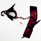 Винтажный БДСМ комплект наручники + поножи  photo 9