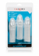 California Exotic Novelties 3 Piece Extension Kit насадка на пенис 15.25х3.75 см. photo 2