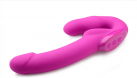 Evoke Rechargeable Vibrating Silicone Strapless Strap On - страпон 24.7х4 см. photo 2