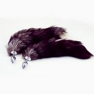 Анальная пробка Horny Kitten с пушистым хвостиком, 47 см  photo 3