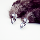 Анальная пробка Horny Kitten с пушистым хвостиком, 47 см  photo 2