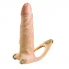 Egzo FH12 фаллопротез с ремешками, 18,5х4,5 см photo 1