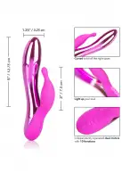 CalExotics DazzLED Radiance - вибратор кролик с LED подсветкой, 12,75х3,25 см photo 2