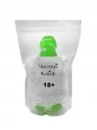 Крафтовое мыло-член с присоской Чистый Кайф Green size XL photo 4