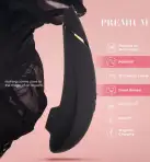 Вакуумный клиторальный стимулятор Womanizer Premium Black photo 8