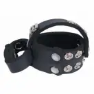 Topco Sales Kinky Cock Ring & Ball Harness - двойное эрекционное кольцо, 3.8 см photo 2