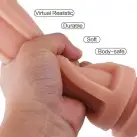 Topco Sales CyberSkin, H2O Vulcan Shower Stroker Deep Throat - мастурбатор ротик, 15 см photo 4