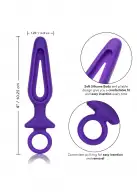 Pipdream Silicone Groove Probe - анальная пробка, 10,25х3,25 см, фиолетовый photo 3