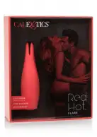 CalExotics Red Hot Flare  - клиторальный вибратор, 11,5х3,25 см photo 6