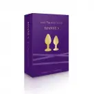 Набор металлических анальных пробок с кристаллом RIANNE S - Booty Plug Luxury Set, диаметр 3 и 3,5см photo 7